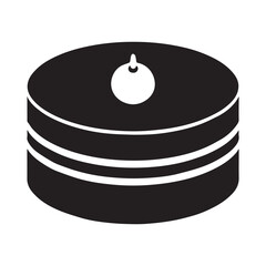 Best Celebration Cake , vector, silhouette, illustration