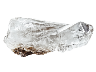 Isolated Clear Mica Mineral