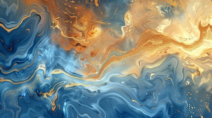 Fototapeta premium Abstract Fluid Art Background