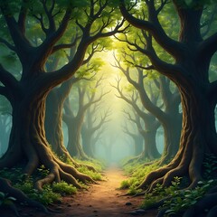 Enchanting Forest Harmony A Captivating Composition for 
