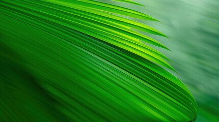Fototapeta premium Tropical Plant and Foliage Growth Modern Background stock illustration. AI Generated
