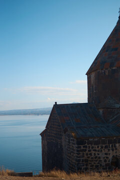 Sevanavank, a  monastery on Lake Sevan, Armenia