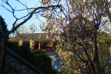 the details and atmosphere of the city of Dilijan, Armenia