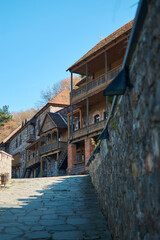 the details and atmosphere of the city of Dilijan, Armenia