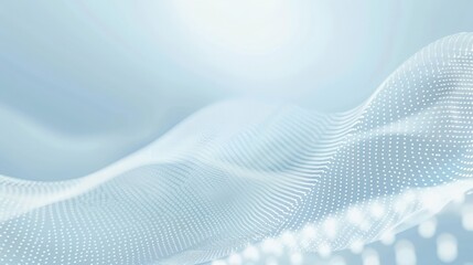 Abstract Light Blue Wave Background