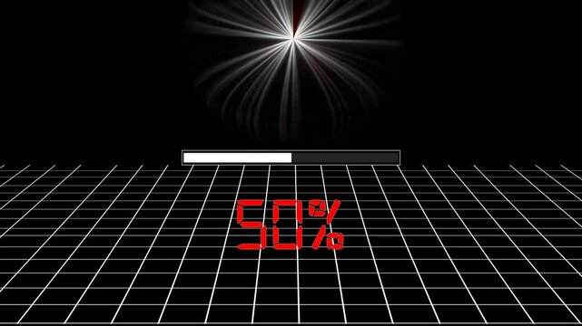 Loading bar and loading, loading icon animation .  Uploading files downloading, countdown and  percentage