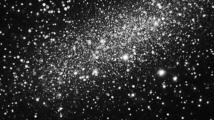 Obraz premium abstract backgrounf of glitter vintage lights . silver and white. de-focused. banner