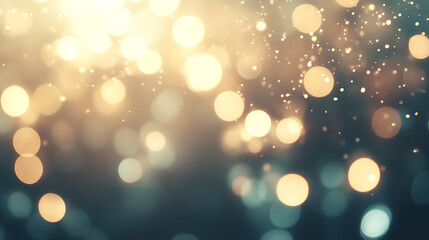 Obraz premium abstract backgrounf of glitter vintage lights . silver and white. de-focused. banner
