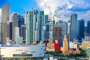 Miami, Florida, USA City Skyline