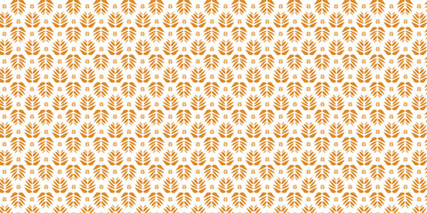 Vector floral damask seamless pattern. Elegant abstract art nouveau background. Classic flower motif texture.	
