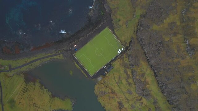 Eidi, Faroe Islands: The Football Field Right Next to the Sea