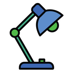 illustration of a table lamp