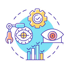 predictive maintenance icon, predictive maintenance vector illustration-simple illustration of predictive maintenance, perfect for predictive maintenance logos and icons