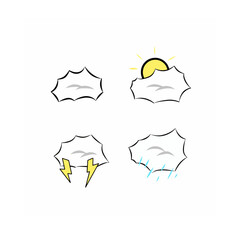 sun and clouds