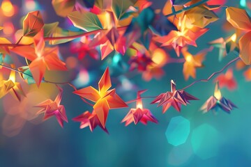 hyper realistic detailed, and blank banner template with text , Mid Autumn Festival , hyper smooth render, banner without text, rule of thirds Intricate Glossy shinny Intricate , 