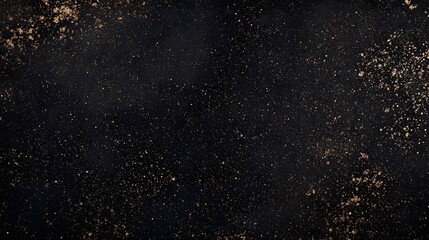 Obraz premium Dark Background with Golden Dust for Elegant Design Projects