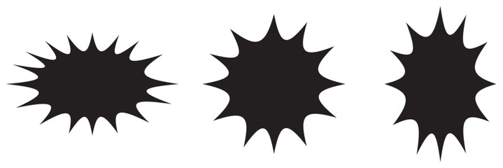 Black Modern Star Element