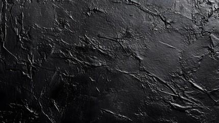 Obraz premium Textured Black Surface with Subtle Patterns and Depth for Backgrounds