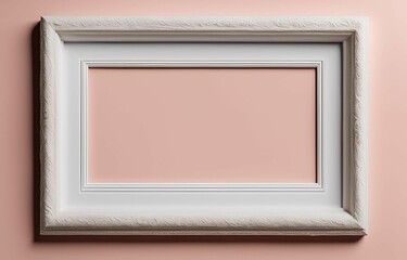 Fototapeta premium picture frame on wooden wall