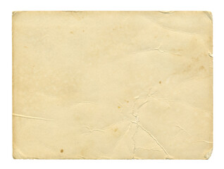 Retro photo paper texture. Old antique sheet paper texture. Recycle vintage paper background. Aged and yellowed paper.