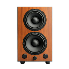 stack audio music speaker isolated on a transparent background