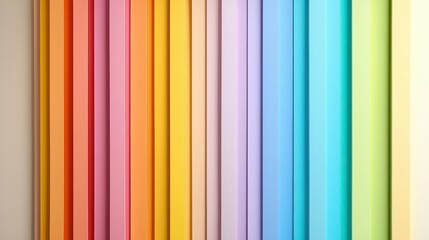 Obraz premium Vibrant colorful paper rolls studio background