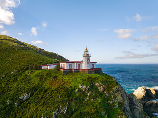 Faro de Punta Candieira en Cedeira A Coruña Galicia