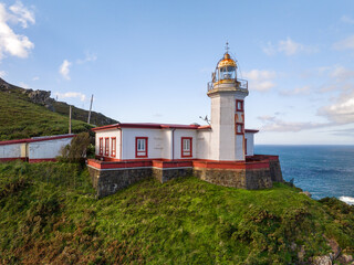 Faro de Punta Candieira en Cedeira A Coruña Galicia
