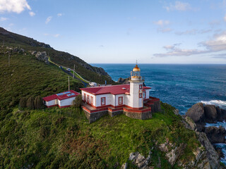 Faro de Punta Candieira en Cedeira A Coruña Galicia