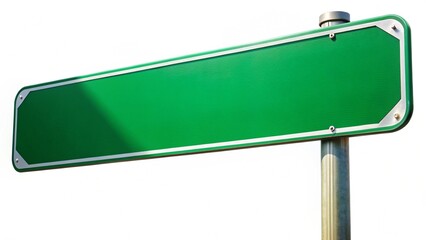  green street sign, cut out

