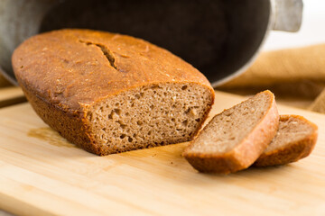 Warm Bread with a Golden Crust