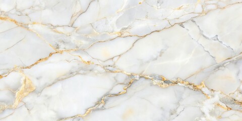 Naklejka premium High-Resolution White Marble Texture Background, Natural Stone Floor Design