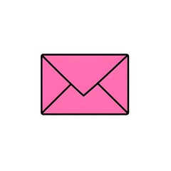 Pink Simple Email letter message mail for communication symbol