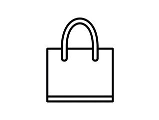 Isolated Tote Shopping Bag Purse for Sale Icon Symbol