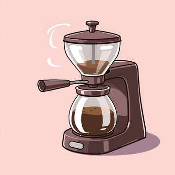 recommend clip art: Coffee Grinder Clipart Illustration
