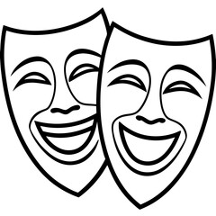 comedy and tragedy theater masks