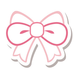 pink flower with a bow