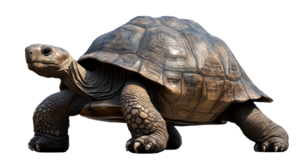 Galapagos Giant Tortoise: A majestic Galapagos giant tortoise, showcasing its immense size and distinctive shell, commands attention with its ancient presence. 