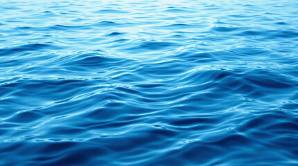 Serene Blue Water Surface Texture