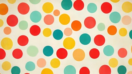 Minimalist trendy polka dot pattern for decor.