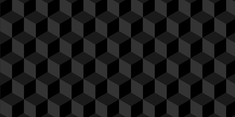 	
Vector dynamic Minimal modern cubes geometric tile and mosaic wall grid backdrop hexagon technology wallpaper background. Black block cube structure grid triangle texture vintage design.