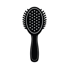 A hairbrush-holder vector illustration