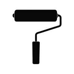 A paint-roller  vector illustration