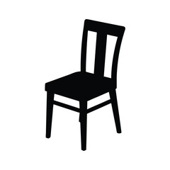 wooden chair vector illustration