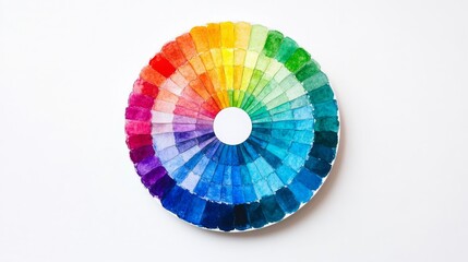 Obraz premium Printing color wheel with 12 gradations in a circle 