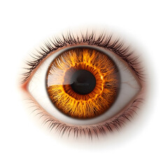 Eye iris isolated on white background