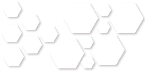 Abstract seamless honeycomb hexagon background. Geometric texture white gray pattern design.
