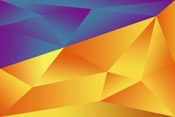 Colorful abstract background with triangular geometric pattern.
