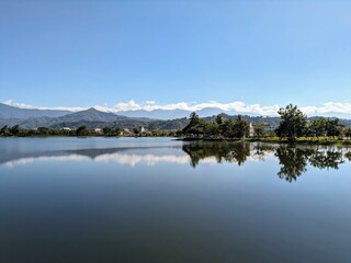 lake in the mountains