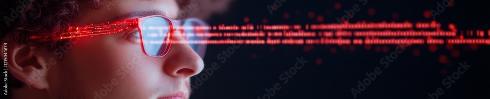 Poster Futuristic Cybersecurity Visualization AI-Powered Digital Network Map on Tablet - Advanced Risk Management and Cyber Defense for Tech-Savvy Professionals